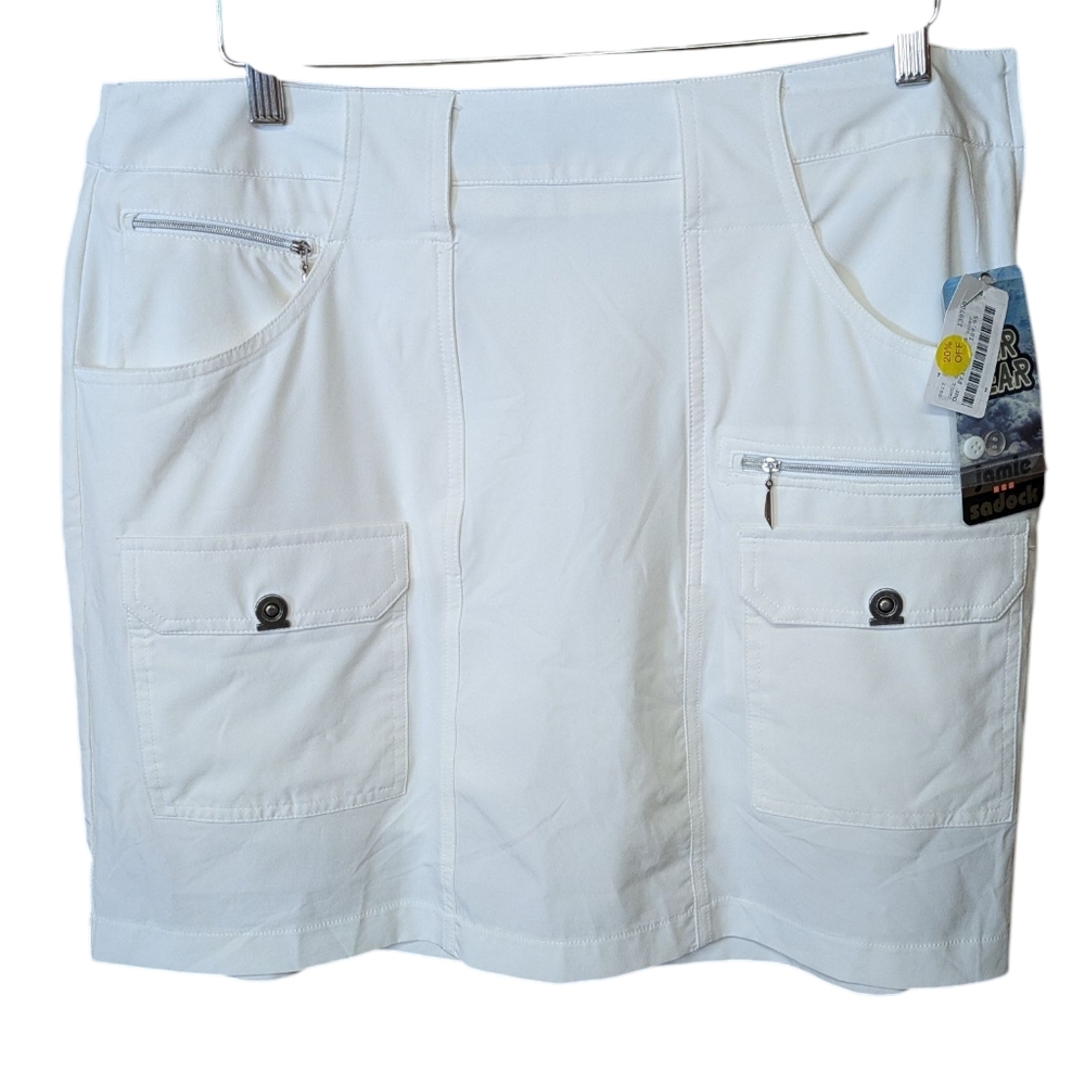 Jamie Sadock Airwear Off White Skort Size 14 - Picture 3 of 11